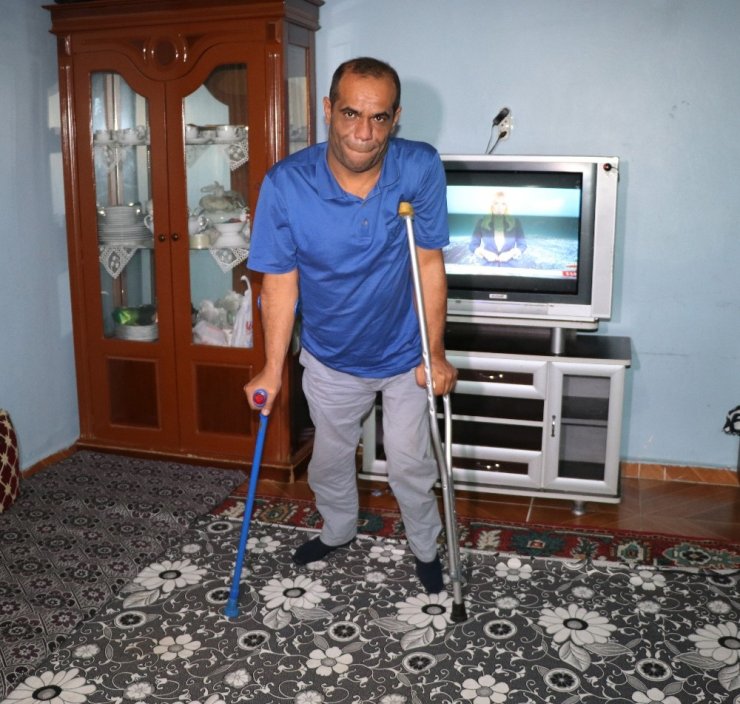 Engellinin "Ayağım" dediği aracını çaldılar