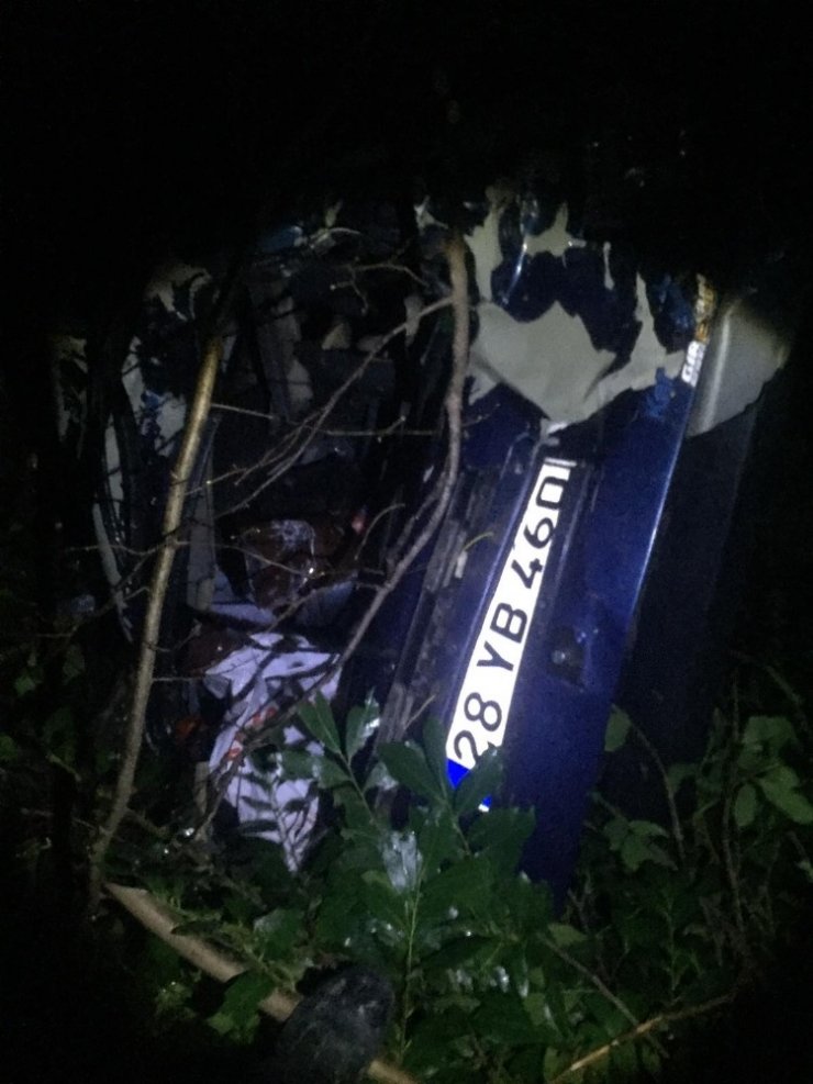 Giresun’da trafik kazası: 3 yaralı