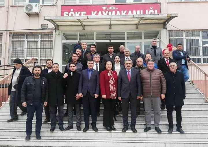 MHP İl Başkanı Haluk Alıcık Söke’de ziyaretlerde bulundu