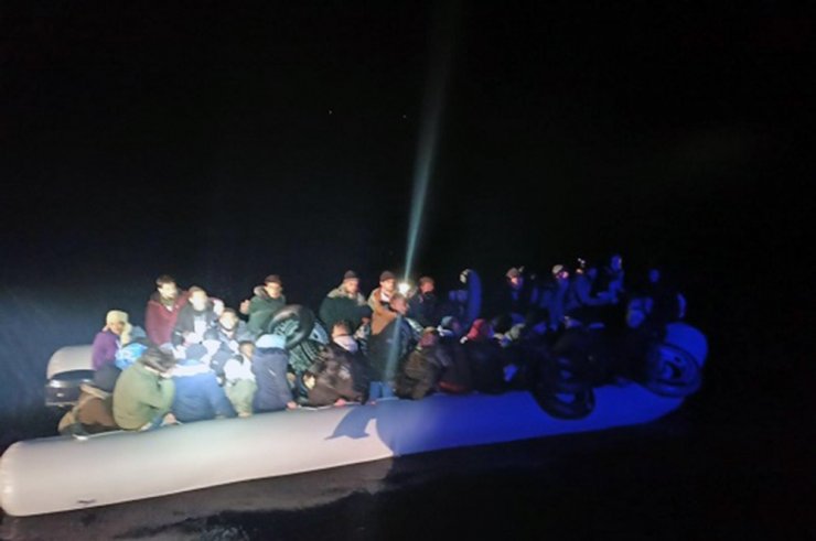 Bodrum’da 54 düzensiz göçmen yakalandı