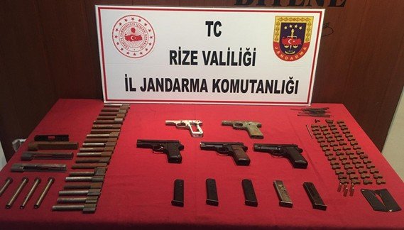 Rize’de jandarma operasyonları