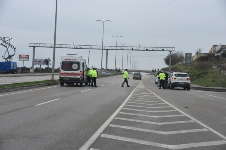 Sinop’ta trafik kazası: 1 yaralı