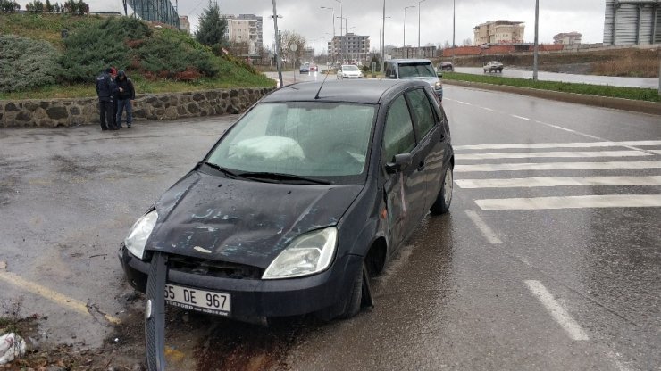 Samsun’da trafik kazası: 2 yaralı