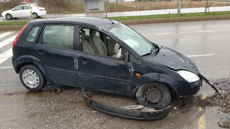 Samsun’da trafik kazası: 2 yaralı