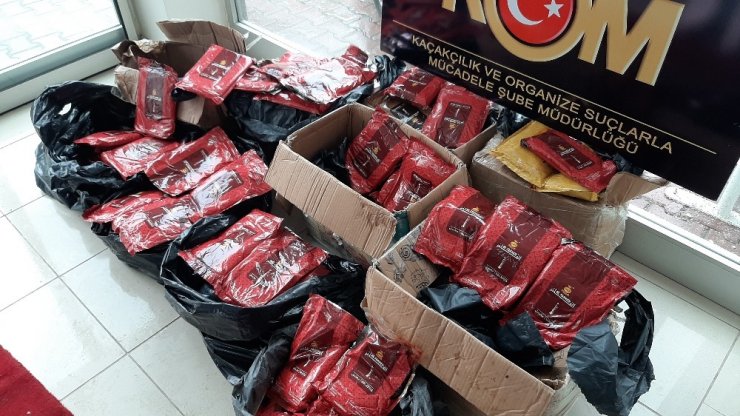 Adıyaman’da kaçak nargile tütünü operasyonu