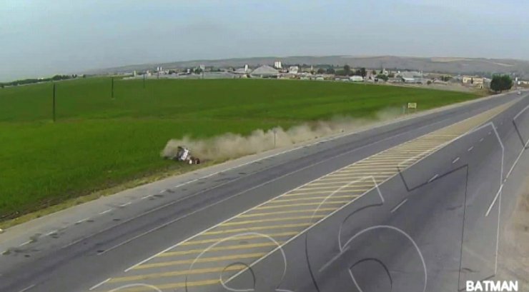 Batman’da trafik kazaları kameralara yansıdı