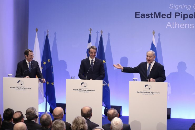 Yunanistan, İsrail ve GKRY arasında imzalanan Eastmed 