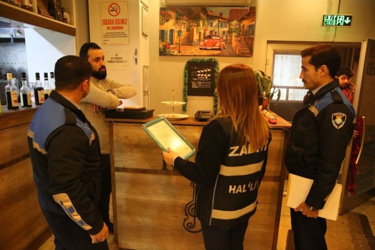 Kurallara uymayan iş yerleri zabıta tarafından mühürlendi