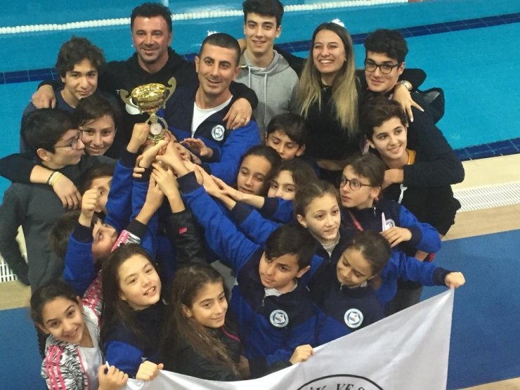 Söke Yüzme Gençlik ve Spor Kulübü Takımı il ikincisi oldu