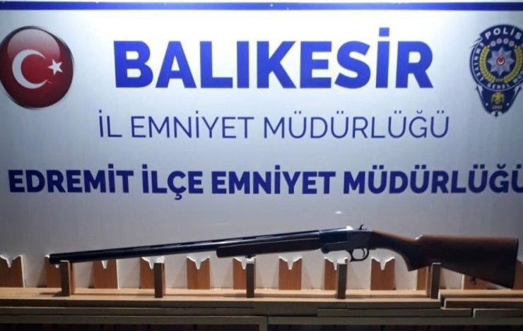 Balıkesir’de 35 silah ele geçirildi