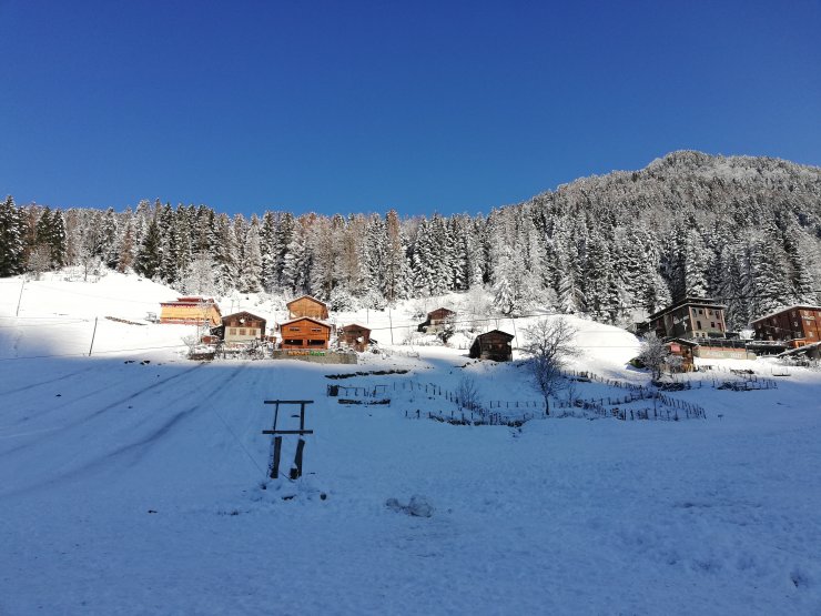 Doğu Karadeniz'de kar yağışı