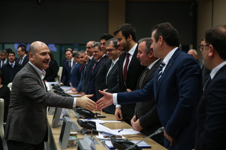 İçişleri Bakanı Soylu, AFAD'da Deprem Hazırlık Toplantısına katıldı: