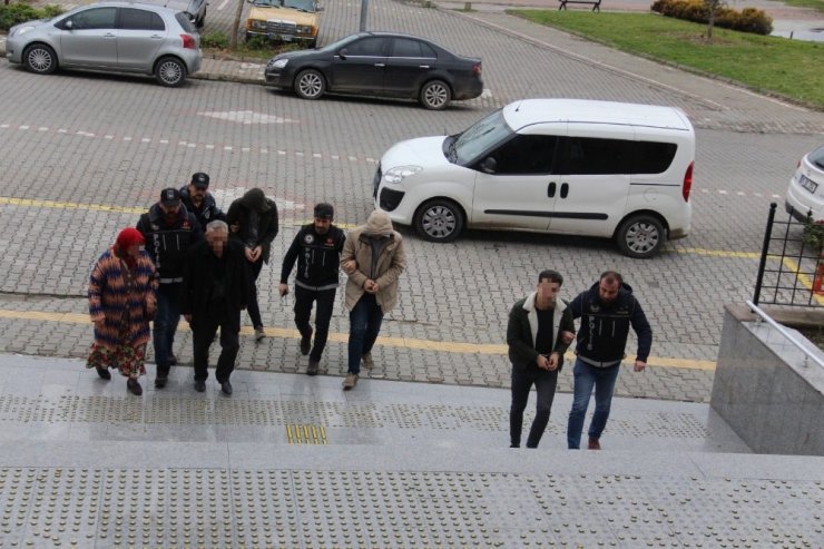 Samsun’da 6,5 kilo kubar esrar ele geçirildi: 6 gözaltı