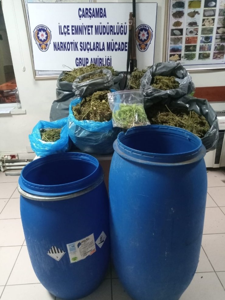 Samsun’da 6,5 kilo kubar esrar ele geçirildi: 6 gözaltı