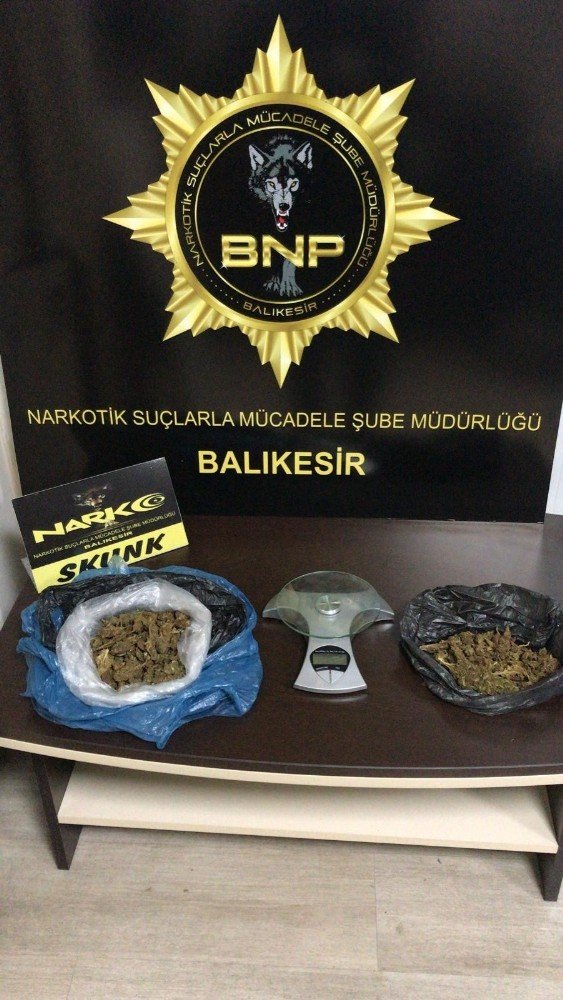 Balıkesir’de uyuşturucu operasyonu: 10 gözaltı