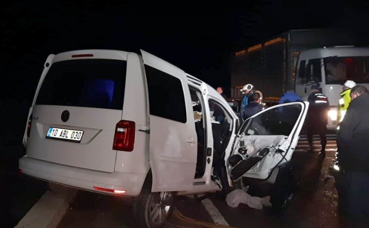 Balıkesir’de kaza: 1 ölü