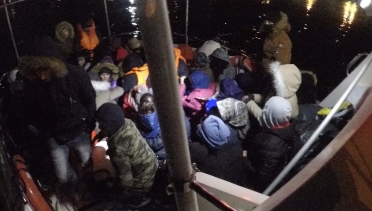 Çanakkale'de 37 düzensiz göçmen yakalandı