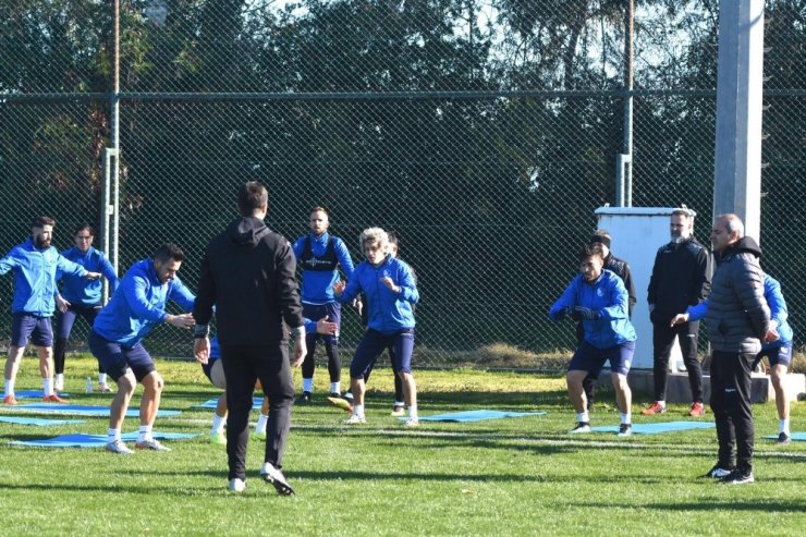 BB Erzurumspor kinci yarı hazırlıklarını Antalya’da sürdürüyor