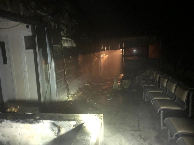 Milas Devlet Hastanesi’nde yangın paniği