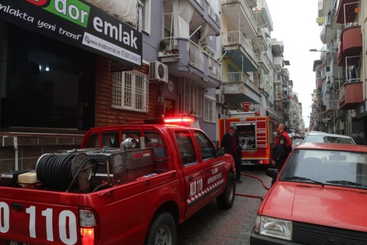 Aydın’da aspiratörden çıkan yangın korkuttu