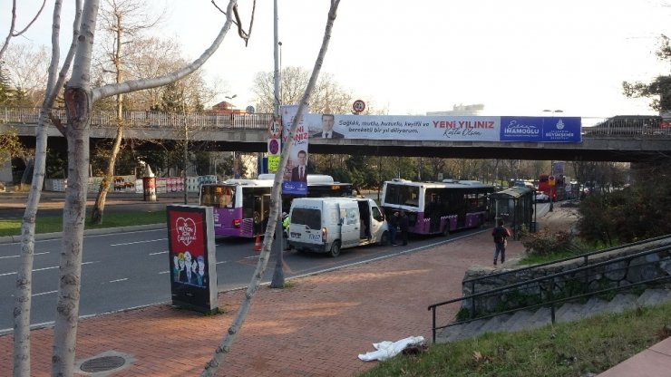 İstanbul’un göbeğinde akıl almaz kaza
