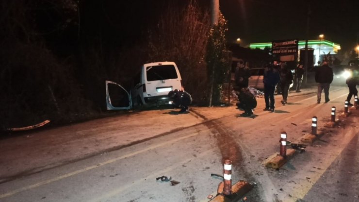 Düzce’de trafik kazası 1 yaralı