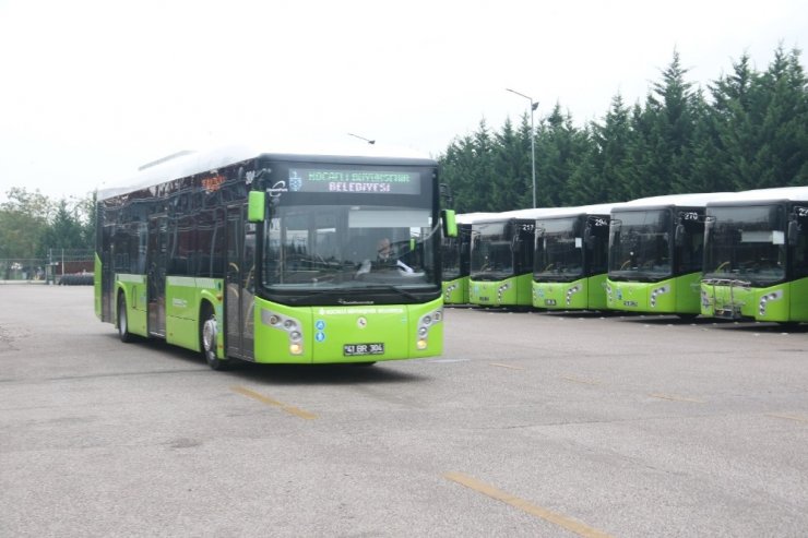 Belediye otobüsleri 1 yılda 26 bin 903 bin 802 kilometre yol yaptı