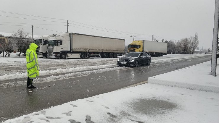 Konya'da kar yağışı