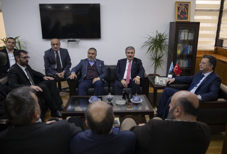 BBP Genel Başkanı Destici'den TES-İŞ'e ziyaret: