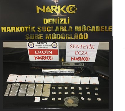 Denizli’de uyuşturucu operasyonları: 20 gözaltı