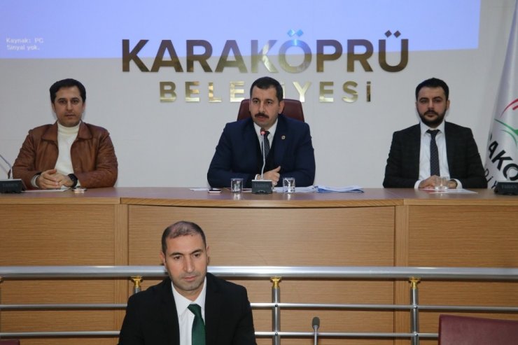 Karaköprü’de yılın ilk meclis toplantısı yapıldı