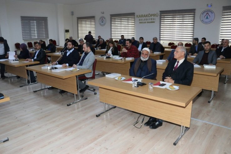 Karaköprü’de yılın ilk meclis toplantısı yapıldı