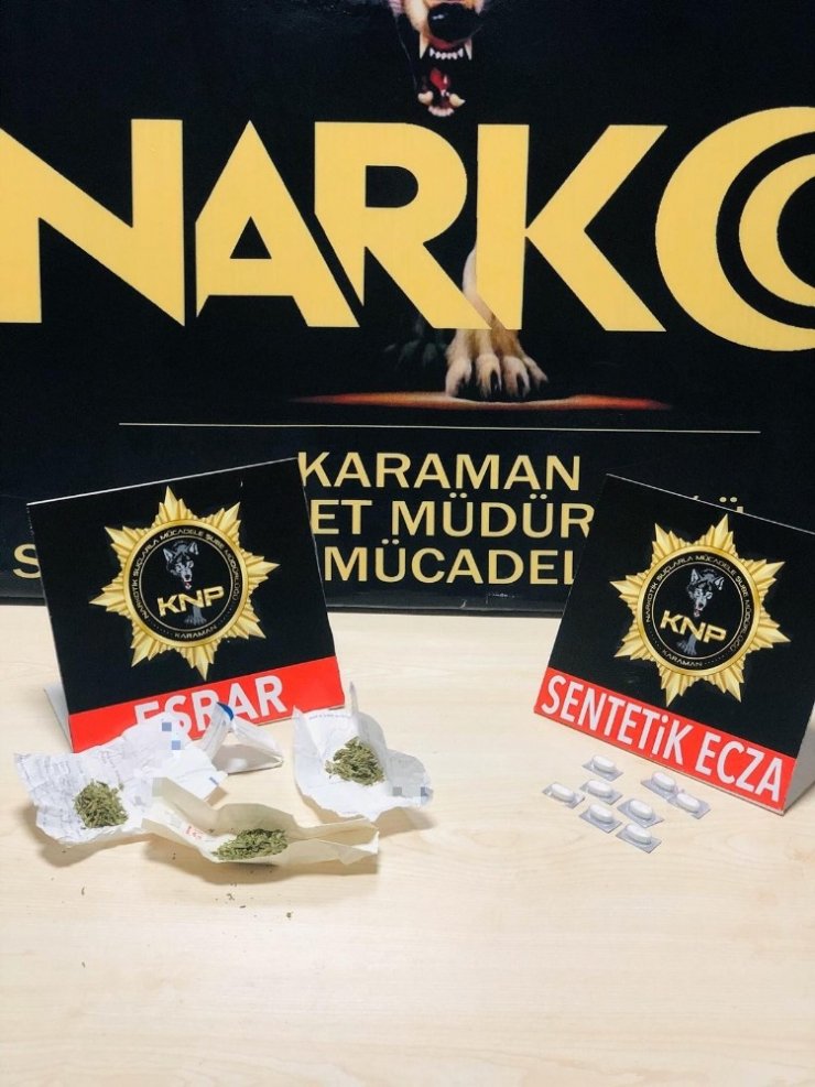 Karaman’da uyuşturucudan gözaltına alınan 3 kişi tutuklandı