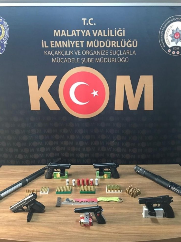 Malatya’da suç örgütü operasyonunda 18 kişi gözaltına alındı