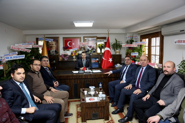 STSO Başkanı Eken'den AK Parti'ye "hayırlı olsun" ziyareti