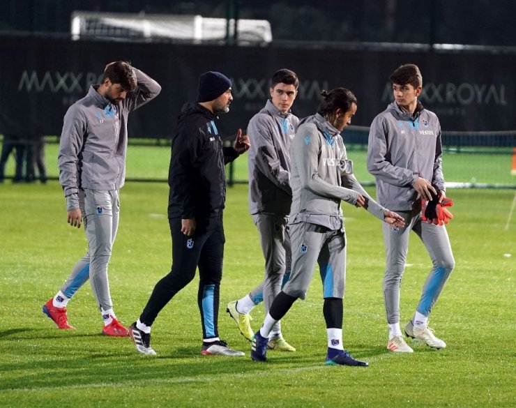 Trabzonspor’da keyifli antrenman