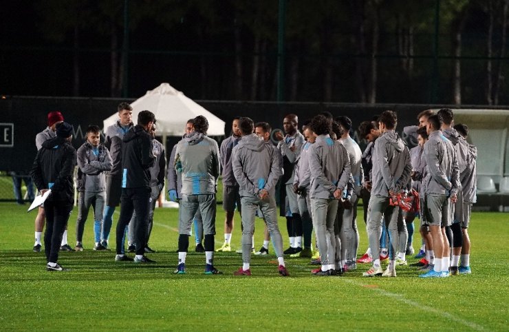 Trabzonspor’da keyifli antrenman