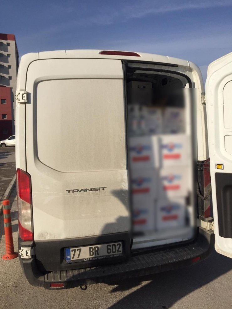 Adana’da 2 bin 760 litre etil alkol ele geçirildi