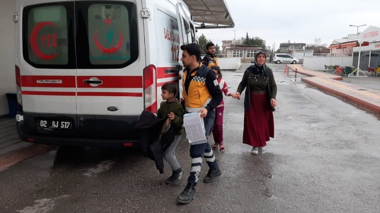Karbonmonoksit gazından etkilenen 4 kişi hastaneye kaldırıldı