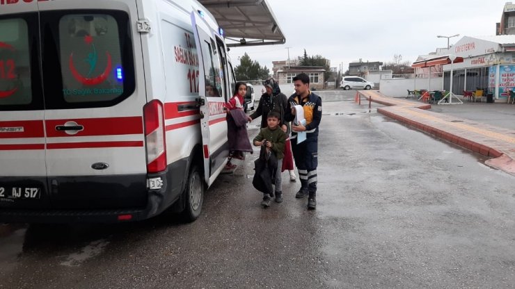 Karbonmonoksit gazından etkilenen 4 kişi hastaneye kaldırıldı
