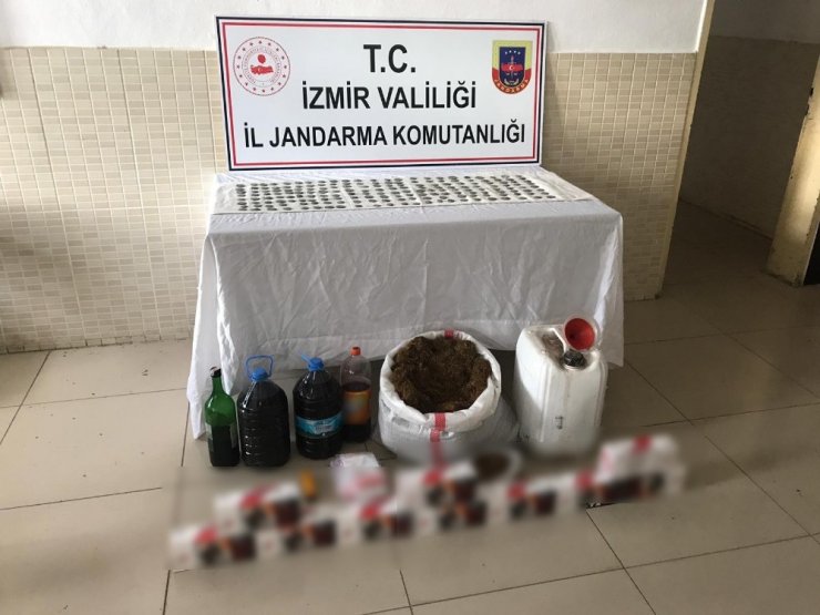İzmir’de tarihi eser ve kaçak şarap operasyonu