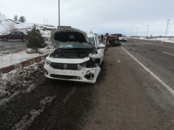 Gölova’da trafik kazası 2 yaralı