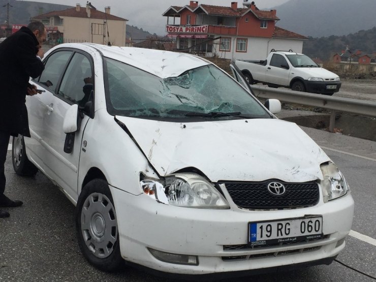 Tosya’da kaza, 2 yaralı