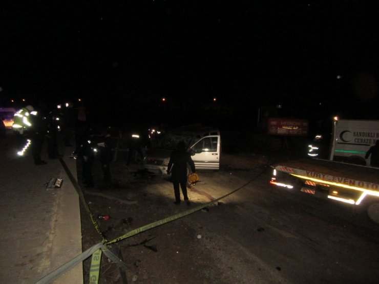 Afyonkarahisar’da trafik kazası: 1 ölü