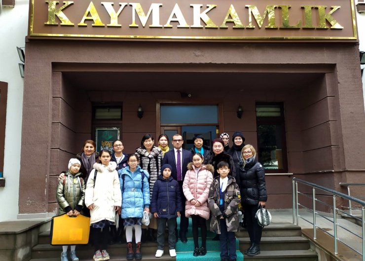 Kazakistanlı öğrenciler, Beypazarı'nı gezdi