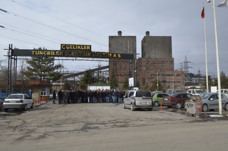 Kapatılan Tunçbilek Termik Santrali’nde 500 işçi ücretli izne çıkarıldı