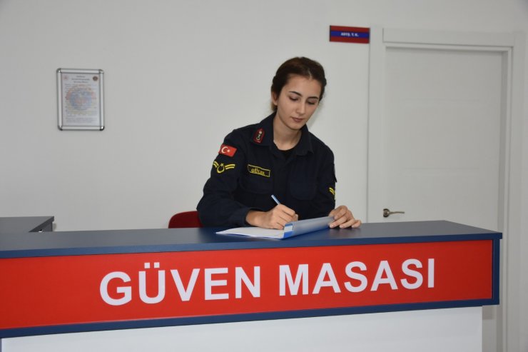 Yahşihan'da jandarmadan "Güven Masası" uygulaması