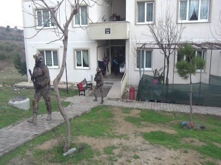 Biga’da suç örgütüne şafak operasyonu: 9 gözaltı