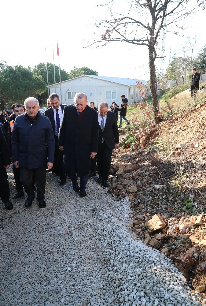Cumhurbaşkanı Erdoğan Çamlıca Kulesi’nde incelemelerde bulundu