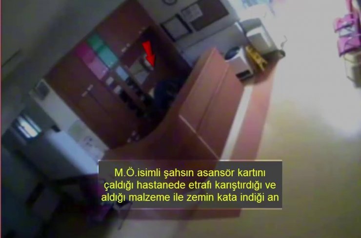 Hastane ve özel eğitim kurumlarına dadanan hırsız yakalandı